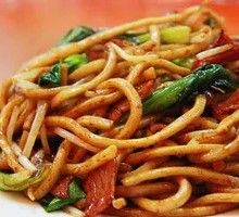 Egg and Ham Fried Noodles