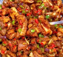 Crispy Moon-shaped Pork Ribs