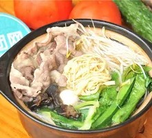 Beef Short Rib Hot Pot Rice Noodles
