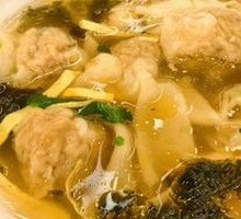 Chicken and Shrimp Dumplings in Soup