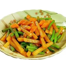 String Bean and Potato Strips