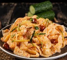 Spicy Beef Tendon Noodles with Cold Vermicelli