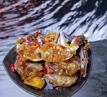 Ice Lemon Amber Cured Crab