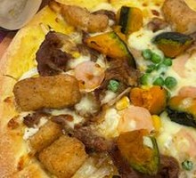 Grand Slam Beef & Seafood Pizza