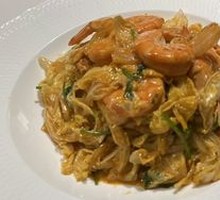 Braised Large Shrimp with Chinese Cabbage
