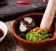 Spicy Pepper and Century Egg Mix