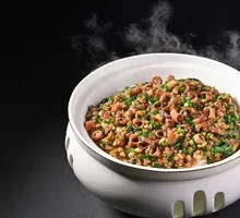 Black Pork Minced Meat with Sea Cucumber Rice