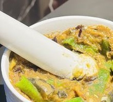 Spiced Egg and Green Pepper Mash