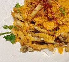 Meat Floss with Two Mushrooms