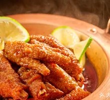 Braised Chicken Feet with Tiger Skin