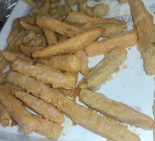 Glazed Sweet Potato Strips