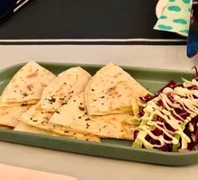 Golden Lychee Durian Cheese Crepe