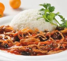 Fish-Flavored Shredded Pork Rice