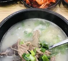 Beef Blood Rice Intestine Soup Rice