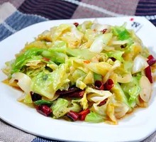 Stir-fried Napa Cabbage