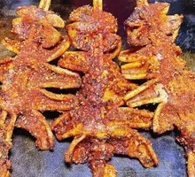 Grilled Squid on Iron Plate