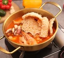 Seafood Potato Cake Soup