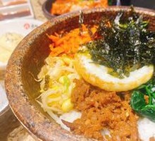 猪肉石锅拌饭