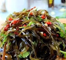 Cold-mixed kelp strands