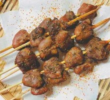 Grilled Chicken Hearts