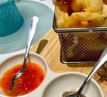 Crispy Shrimp with Green Peas