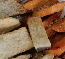 Baked Sweet Potato and Taro