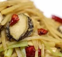 Abalone and Potato Stir-fry