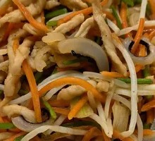 Shredded Pork with Jellyfish Skin Stir-Fry