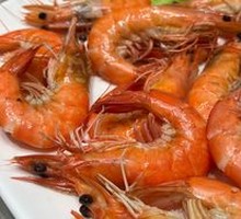 Boiled Shrimp in Salt Water
