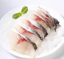 Black fish slices