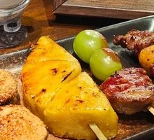 Caramelized Pineapple Skewers