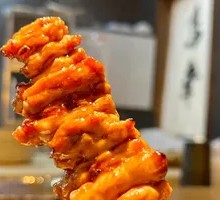 Signature Pork Belly Skewer with Steamed Bun