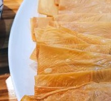Oil-soaked tofu skin