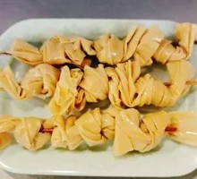 Grilled Tofu Skin Rolls