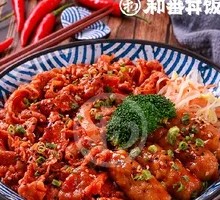 Spicy Beef Charcoal Grilled Dumpling Combination Rice