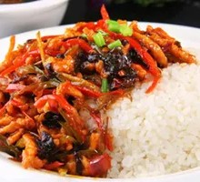 Fish-Flavored Shredded Pork Rice