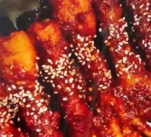 Korean-Style Rice Cake with Boneless Chicken Feet