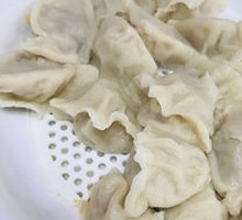 Chinese cabbage and pork dumplings