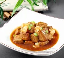 Braised Black Tofu with Abalone Sauce