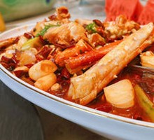 Spicy Stir-Fried King Crab
