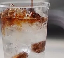 Plum Sparkling Americano