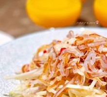 Green Papaya and Jellyfish Salad