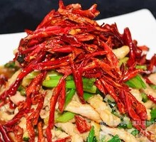 Spicy Stir-Fried Pork Strips