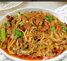 Bacon and Egg Fried Rice Noodles