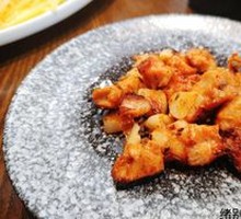 Garlic Stir-Fried Chicken Skewers