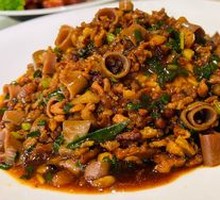 Sea Cucumber Rice Toss