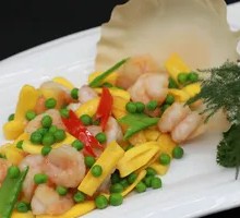 Pineapple and Shrimp Balls Stir-fry