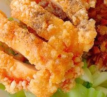 Fried Chicken with Braised Pork Rice