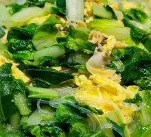 Bok Choy with Clam Meat
