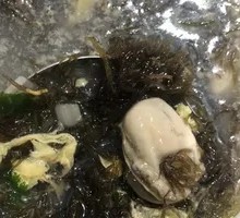 Oyster Soup with Egg Noodles